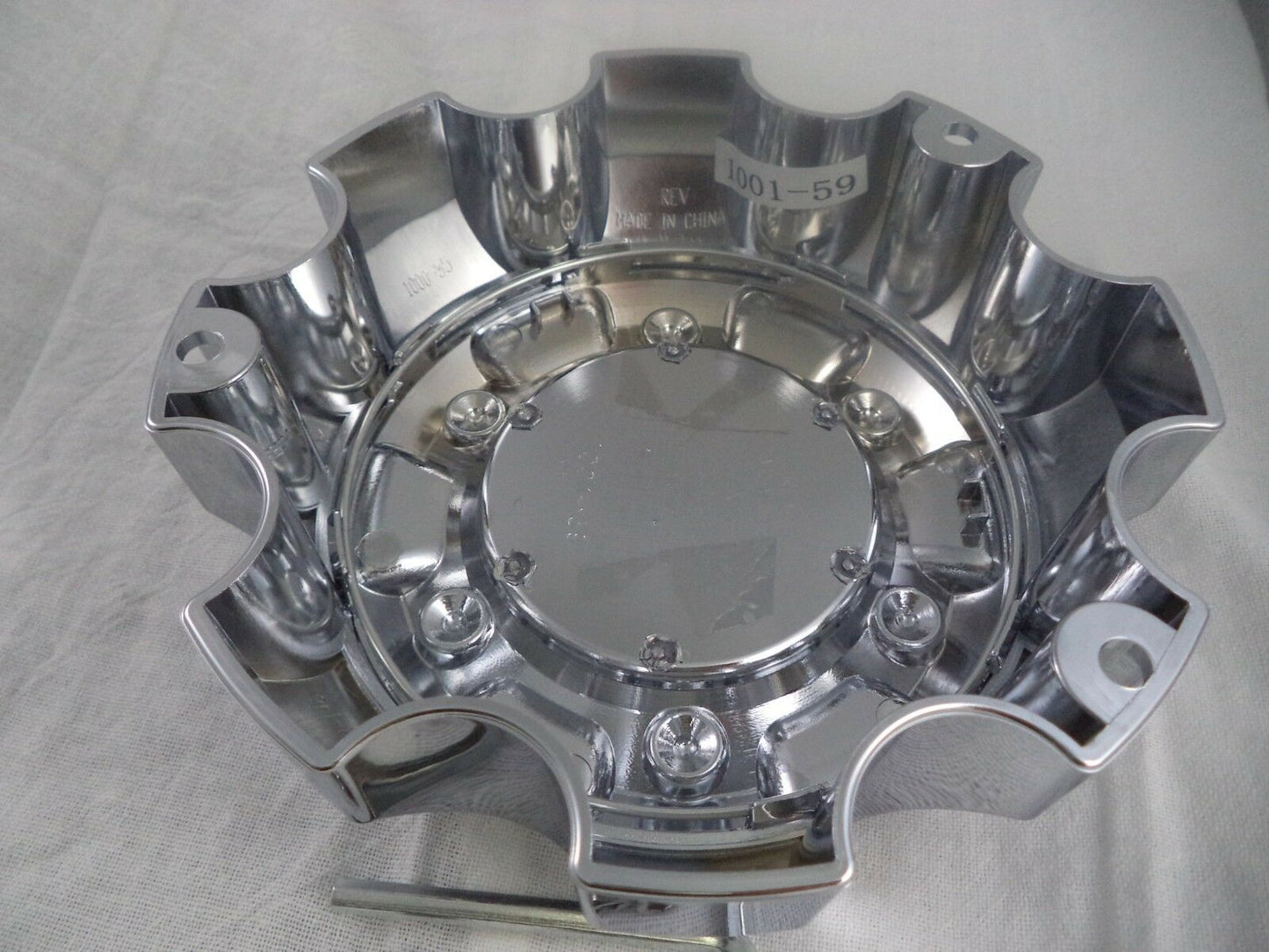 Fuel Offroad Wheels Chrome Custom Wheel Center Cap # 1001-59 / M-444 (4 CAPS)