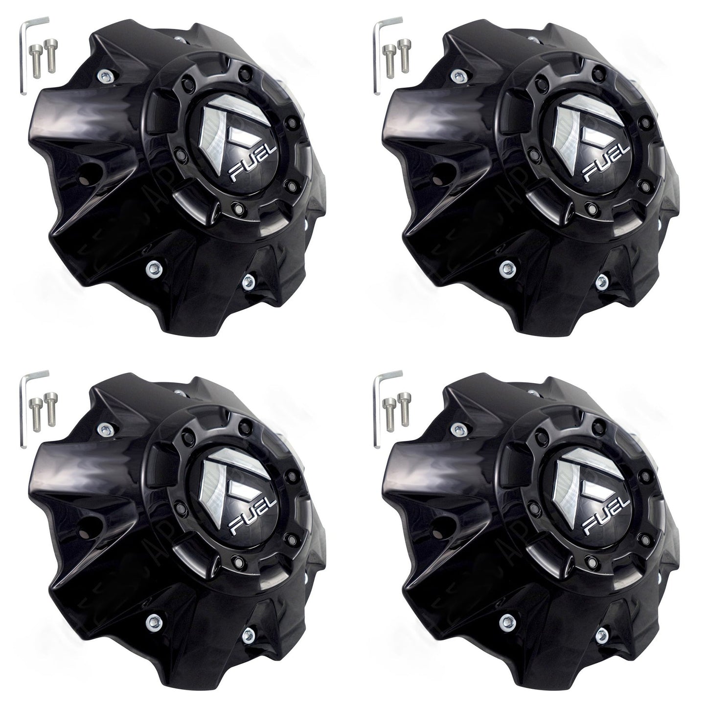 Fuel Offroad Wheels Gloss Black Wheel Center Cap #1001-63GB M-447 5-6 LUG (4 CAPS)
