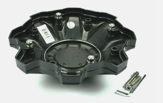 NEW Fuel Off Road Wheel Rim Center Cap Gloss Black 8 Lug 1002-53GB (4 CAP) BOLTS
