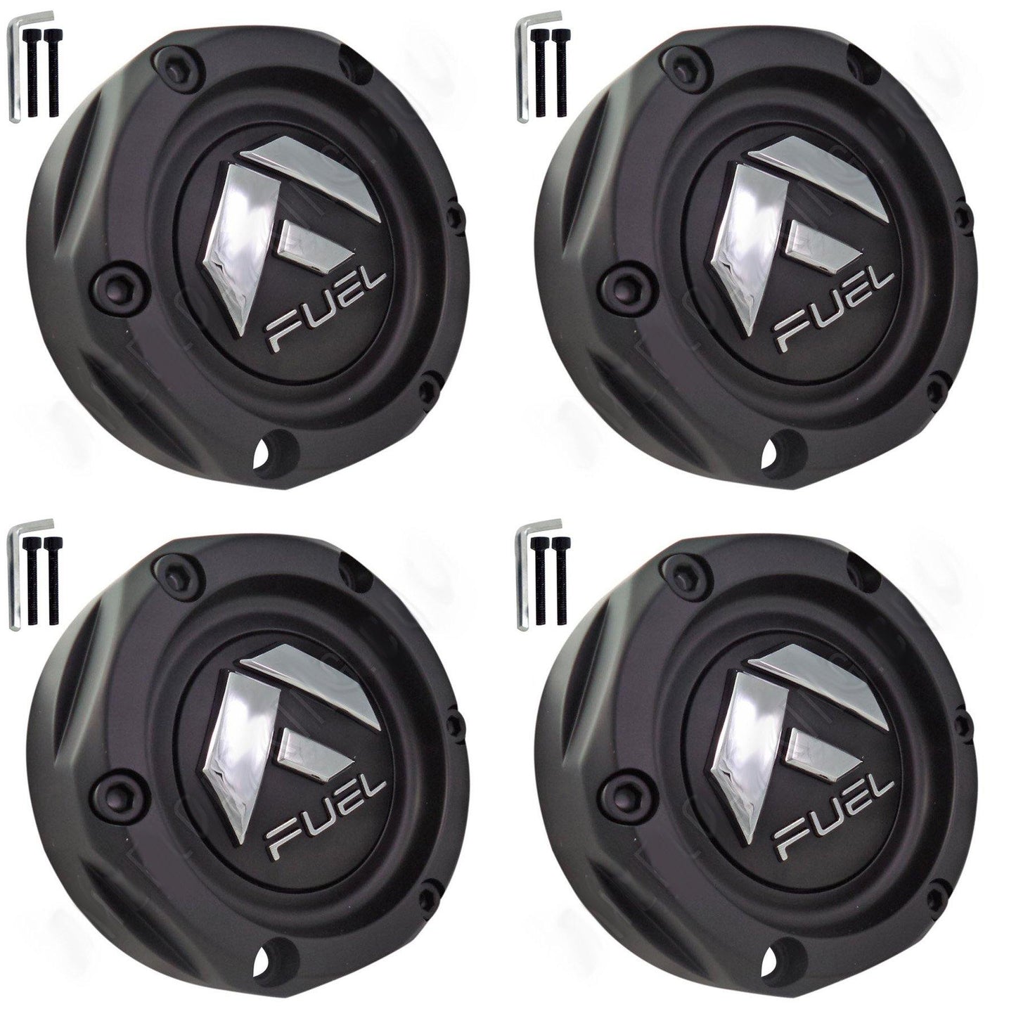 Fuel Offroad Wheels Flat Black Custom Wheel Center Cap Caps # 1003-36B NEW! (4 CAPS)