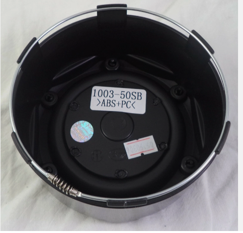 Fuel Wheels GLOSS BLACK Custom Wheel Center Caps # 1003-50SB NEW! (4 CAPS)