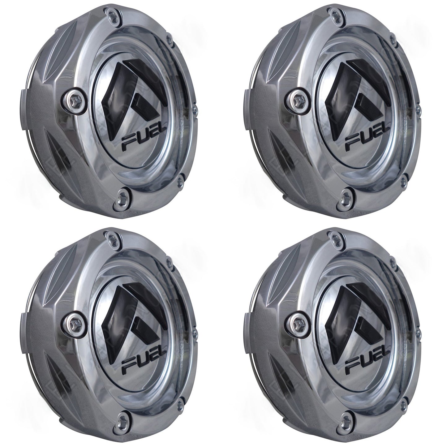 Fuel Offroad Wheels Chrome Custom Wheel Center Cap Caps # 1003-46 (4 CAPS) NEW
