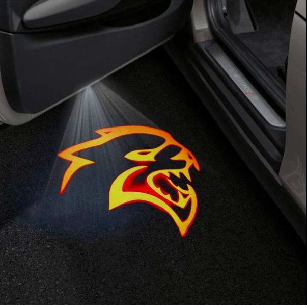 Dodge Charger 6th/7th/8th Gen Premium Door Puddle Lights Multiple Designs 2006-2024