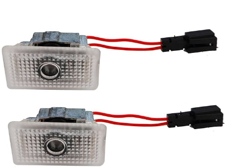 TESLA Click to see full view LED Projection Welcome Light 3D Laser Ghost Shadow Light Plug and Play (Pack of 2)