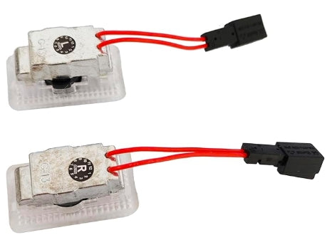 TESLA Click to see full view LED Projection Welcome Light 3D Laser Ghost Shadow Light Plug and Play (Pack of 2)