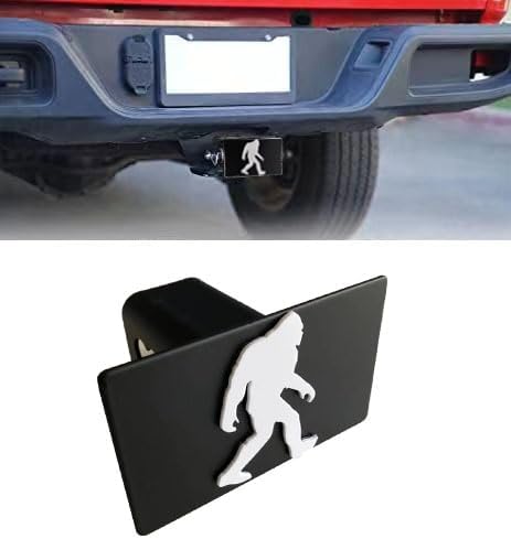 Cubierta de enganche de remolque de metal 3D personalizada para remolque de 2 pulgadas, cubierta de enchufe del receptor trasero de Fox Emblem Cool Cars SUV camionetas de servicio pesado