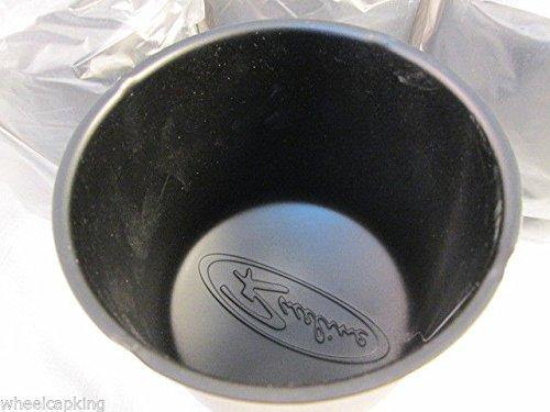 Raceline Wheels Flat Black Custom Wheel Center Caps (1 CAP) 6 LUG