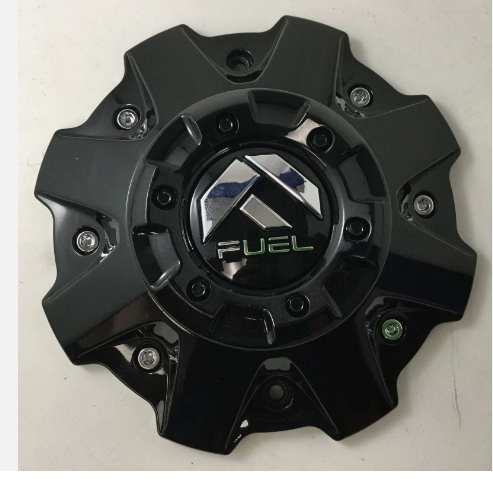 Fuel 1001-81GB Gloss Black Wheel Center Caps with Bolts – Set of 4