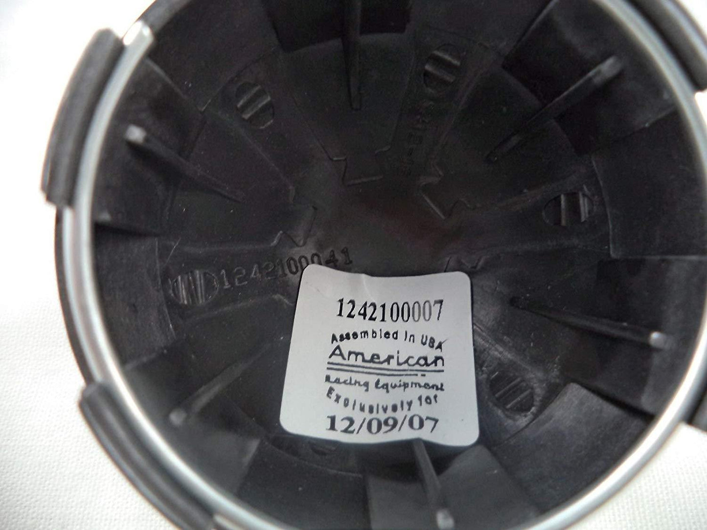 American Racing Wheels Silver Custom Wheel Center Cap # 1242100007 (1 CAP)