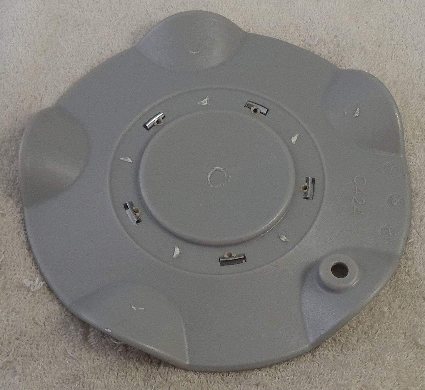 Black Rhino Wheels Silver Custom Wheel Center Caps # C424 (4 CAPS)