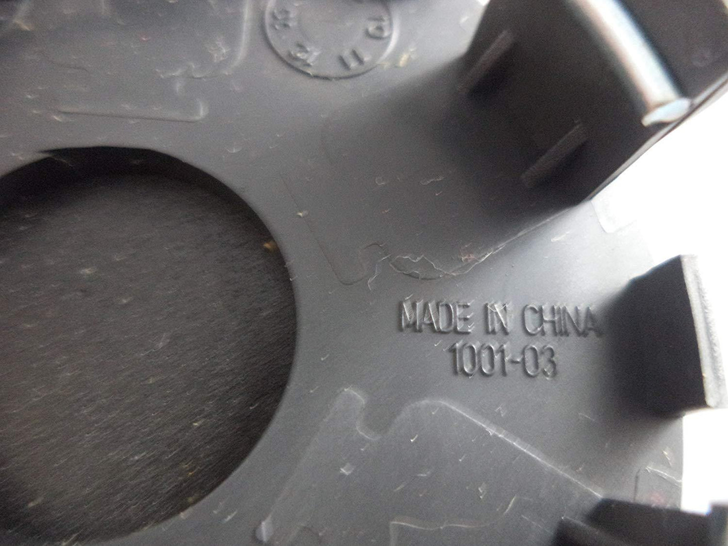 MHT Wheels Flat Black Custom Wheel Center Cap # 1001-03 (4 CAPS)