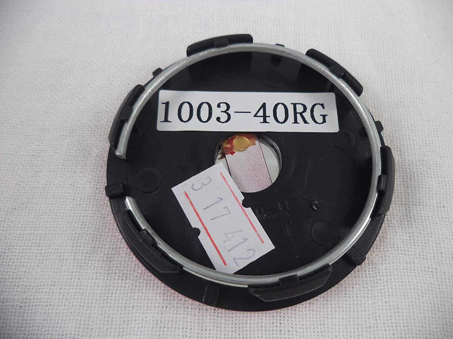 RotiForm Red/Gold Emblem Custom Wheel Center Caps # 1003-40RG (4 CAPS)