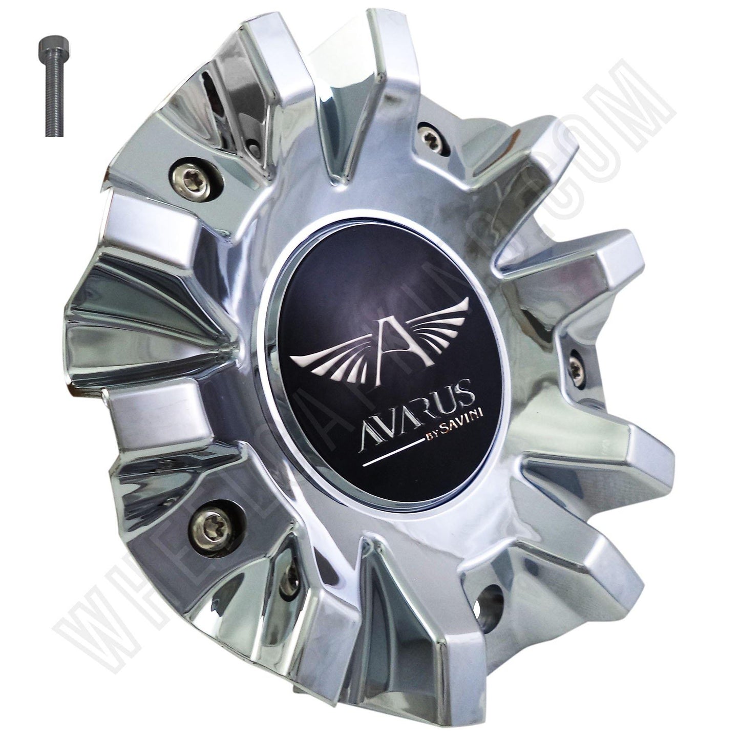 Avarus # MS-CAP-Z216 / Z215 / AV-3 Chrome Custom Wheel Center Cap (4 CAPS)