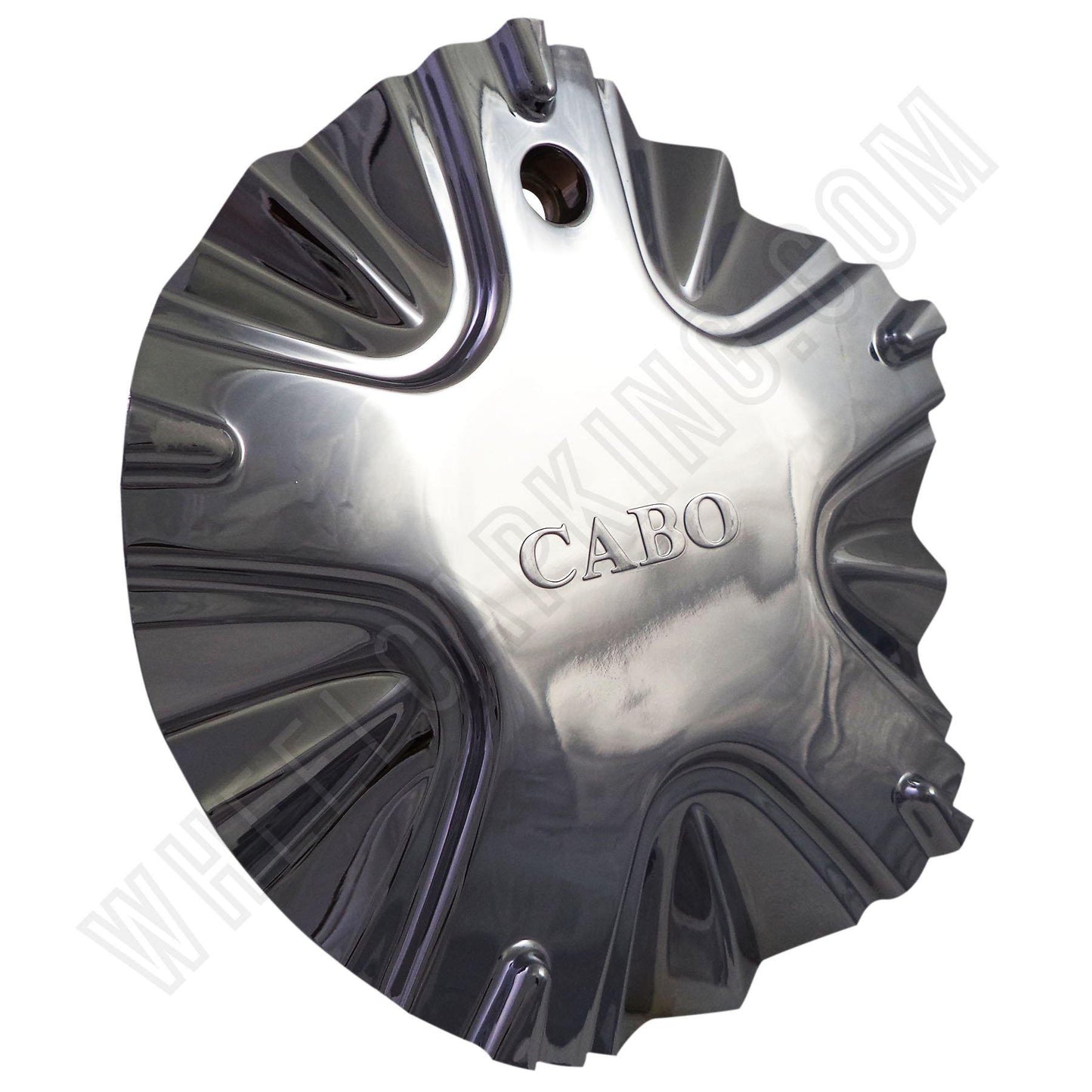CABO Wheels Chrome Custom Wheel Center Cap Set of FOUR # 302L185