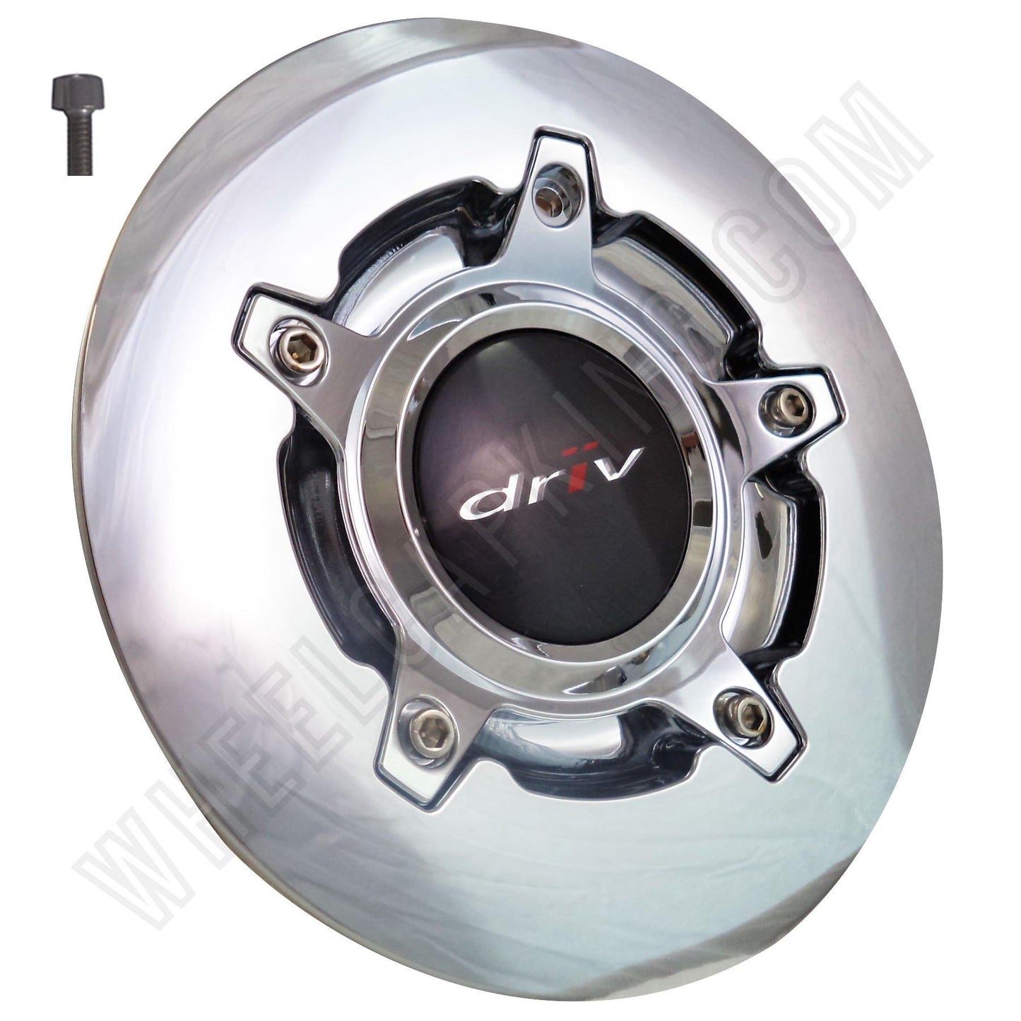 Driv Wheels Chrome Custom Wheel Center Cap Caps Set of 4 # 5160-35-2 NEW!