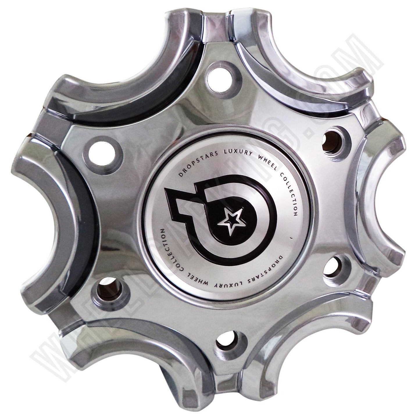 Dropstars Wheels Chrome Custom Wheel Center Cap # DS05260011-1 NEW!