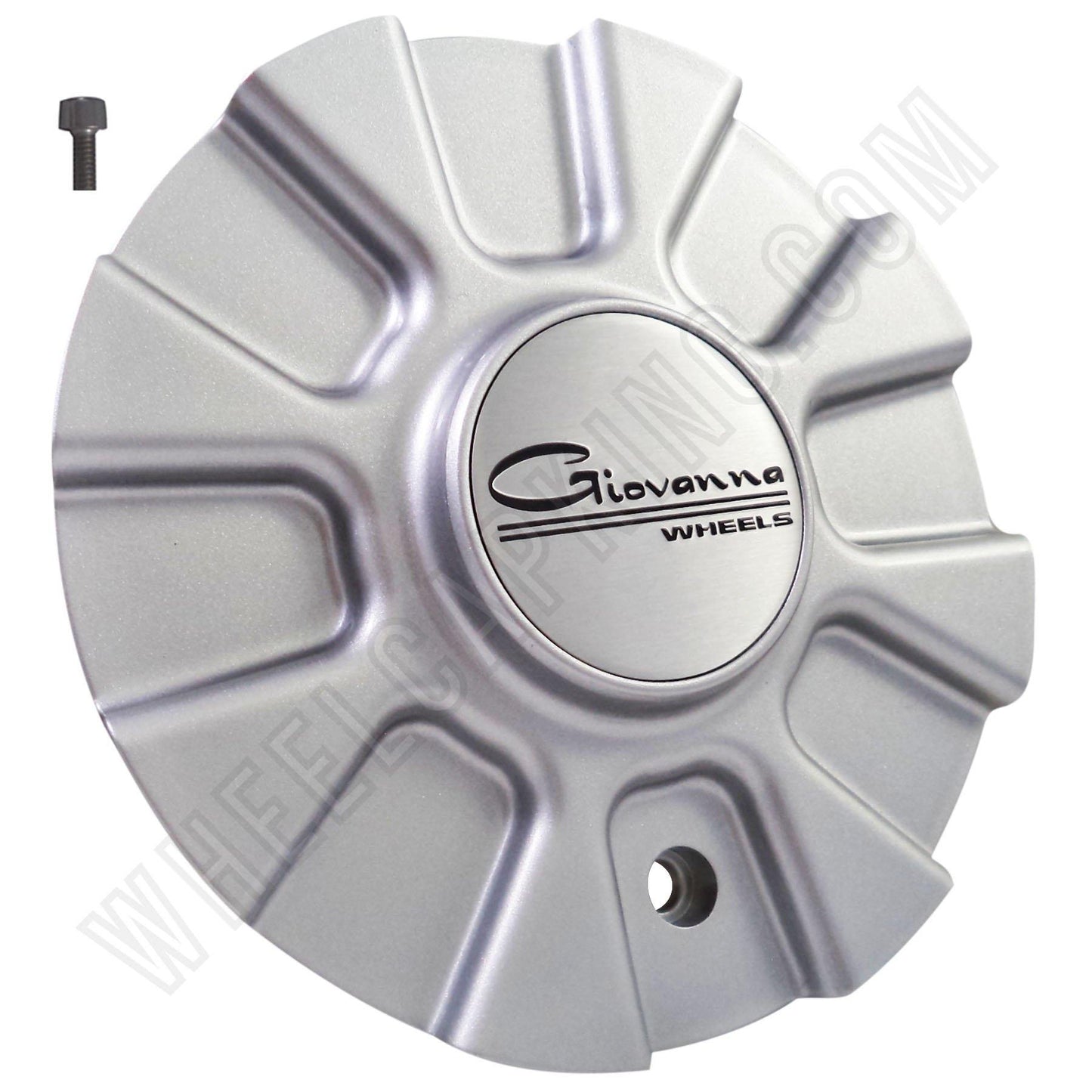 Giovanna Wheels Silver Custom Wheel Center Cap Caps Set 4 # A142