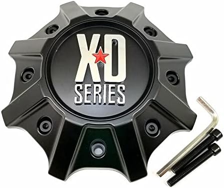 XD XD825 8X170 TALL CAP - MATTE BLACK - M-1015MB-A Wheel Center Cap (1Pc)