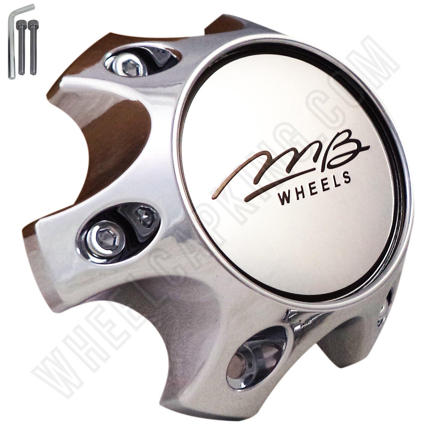 MB Motorsports Wheels Chrome Custom Wheel Center Cap # BC-788S (4 CAPS)