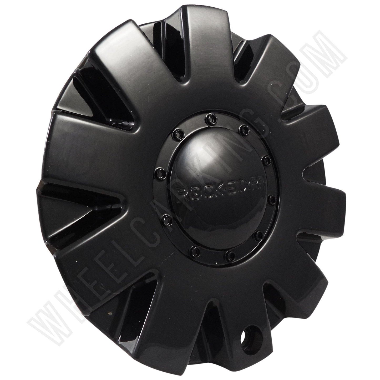 ROCKSTARR Wheels Gloss Black Custom Wheel Center Cap # C-138 (1 CAP)