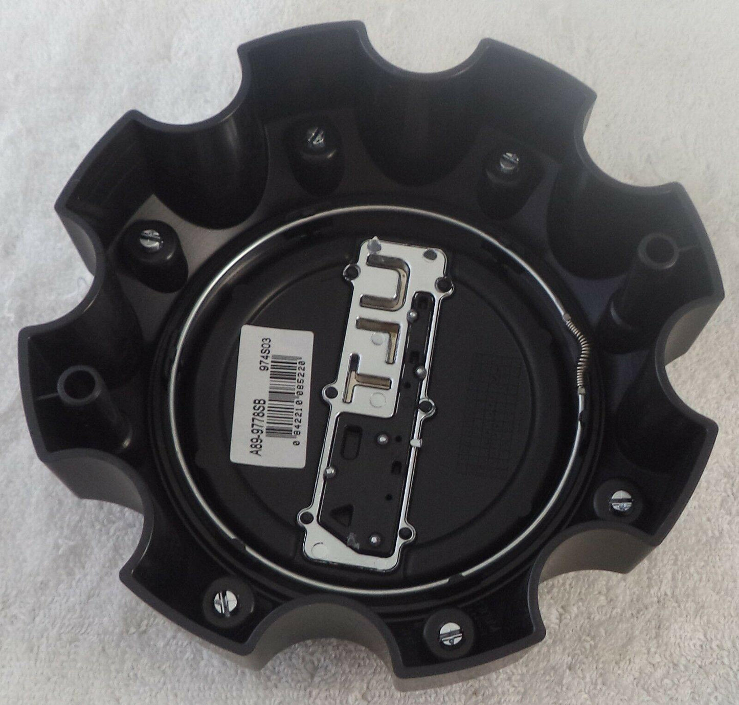 Ultra Motorsports Wheels Flat Black Custom Wheel Center Cap # 89-9778 (1 CAP)