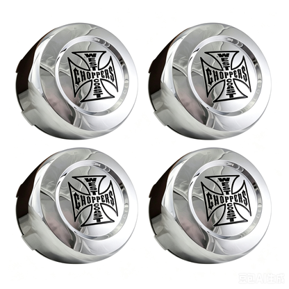 Four Jesse James 1001-45 chrome center caps