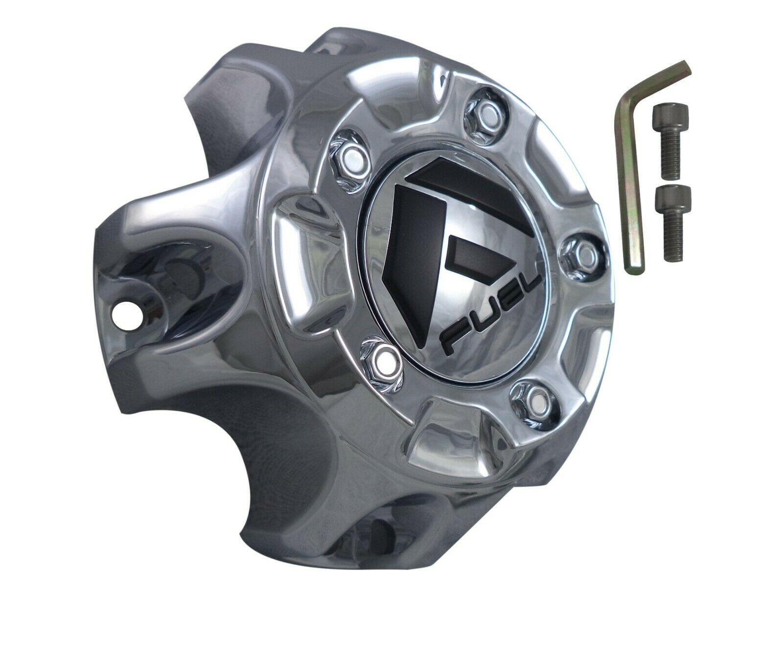 Fuel Offroad Wheels Chrome Custom Wheel Center Cap # 1001-57 / M-454 (4 CAPS)