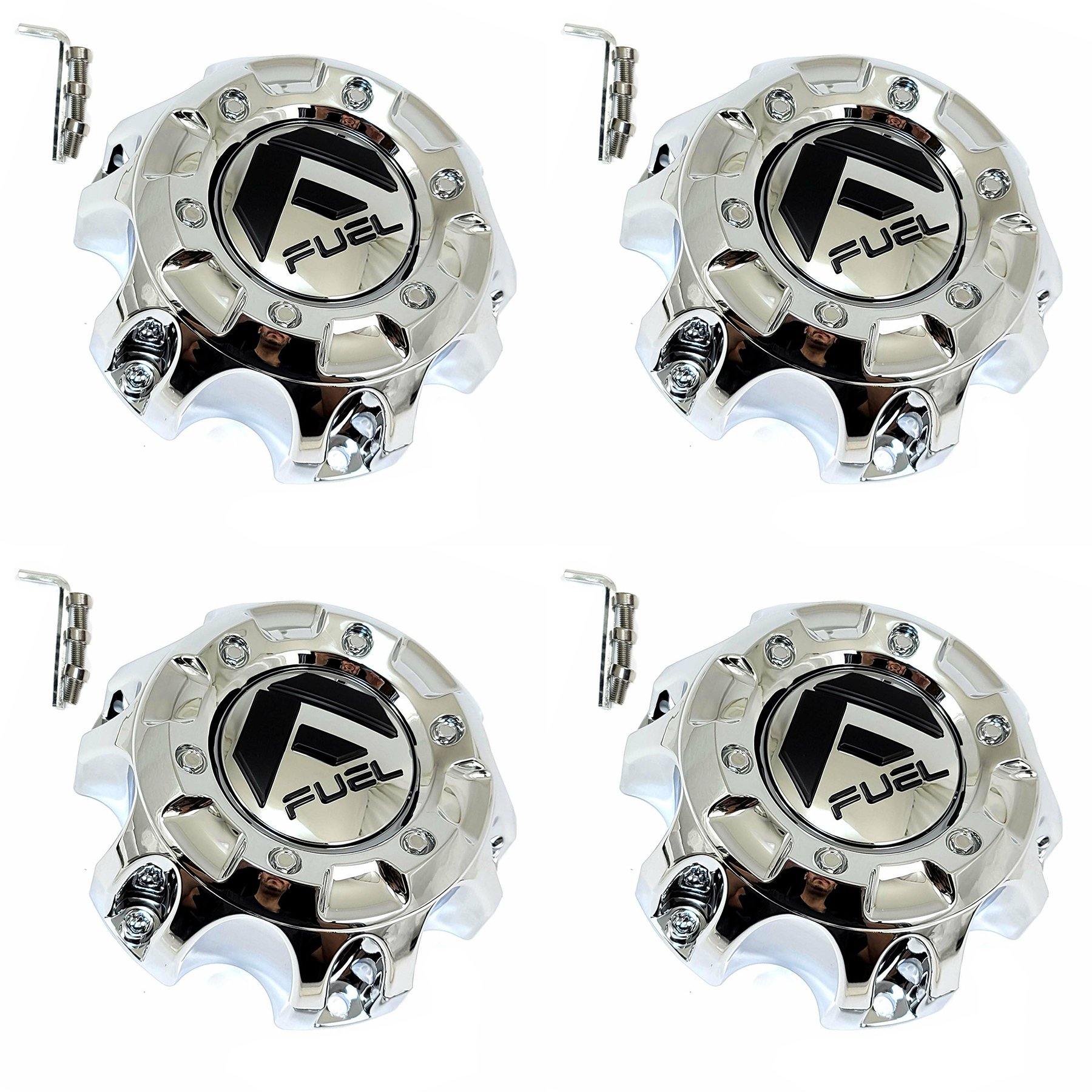 Fuel Offroad Wheels Flat Black Custom Wheel Center Caps # 1001-58 (4 CAPS)