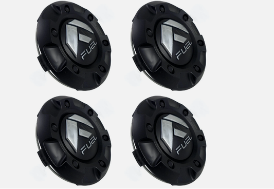 Fuel Wheels Flat Black Wheel Center Cap (4 CAPS) # CAP M-447 / 1001-58 TOP ONLYOpens in a new window or tab Brand New