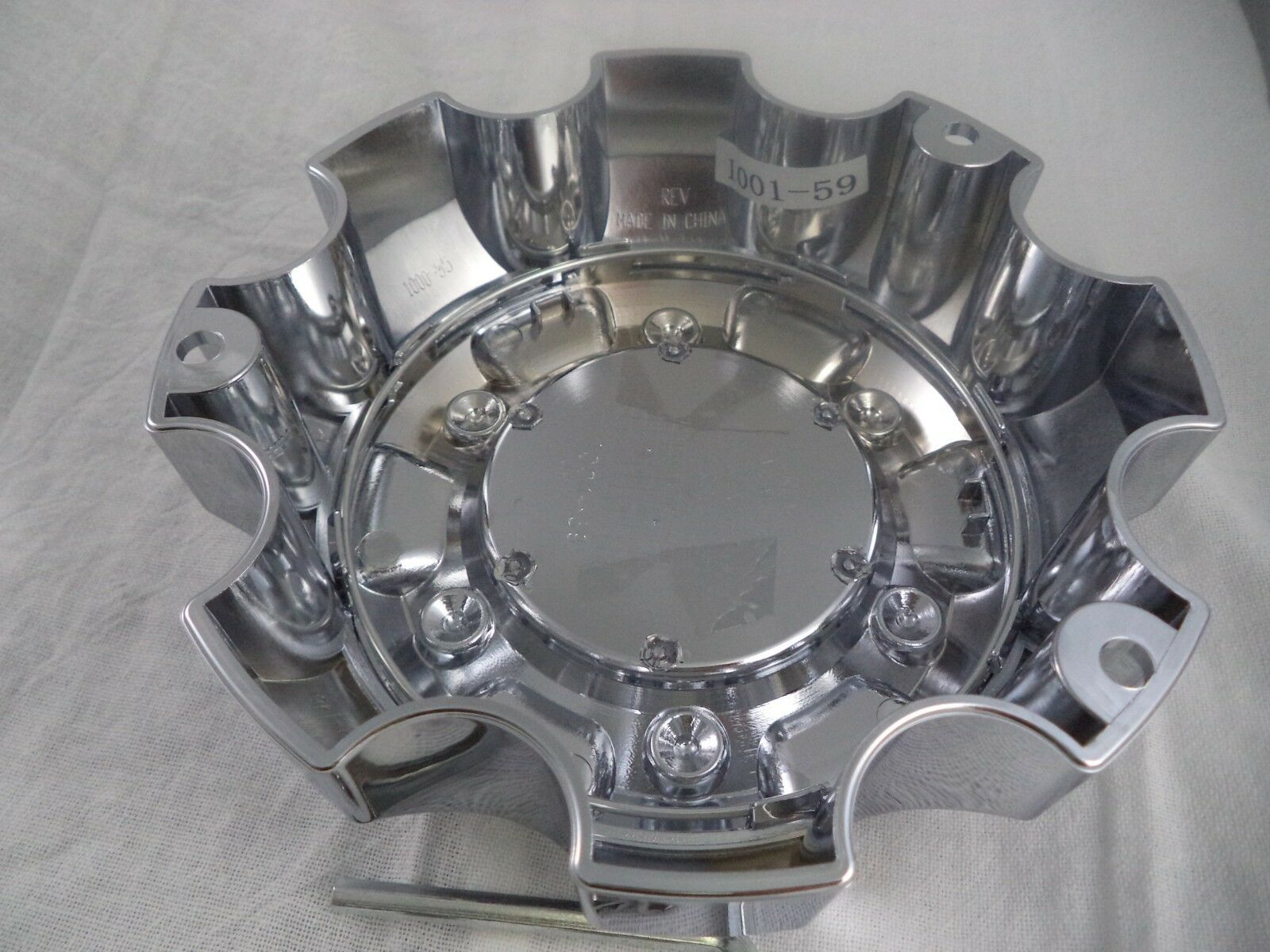 Fuel Offroad Wheels Chrome Custom Wheel Center Cap # 1001-59 / M-444 (4 CAPS)
