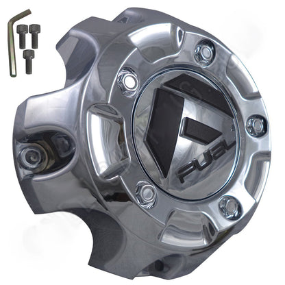 Fuel Offroad Wheels Chrome Custom Wheel Center Cap # 1001-61 / M-453 (4 CAPS)