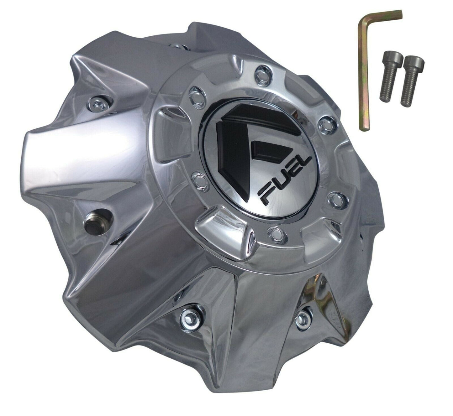 Fuel Offroad Wheels Chrome Wheel Center Cap # 1001-63 M-447 5-6 LUG (4 CAPS)