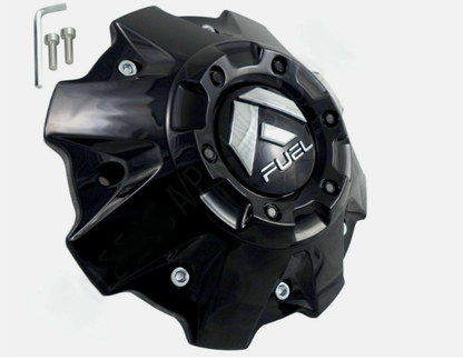 4Pcs Fuel Wheel Center Cap | Off-Road Wheel Center Hub Cap | Gloss Black 1001-63GB