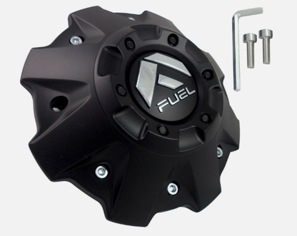4Pcs Fuel Wheel Center Cap | Premium Replacement for Fuel Wheels | Matte Black 1001-63MB
