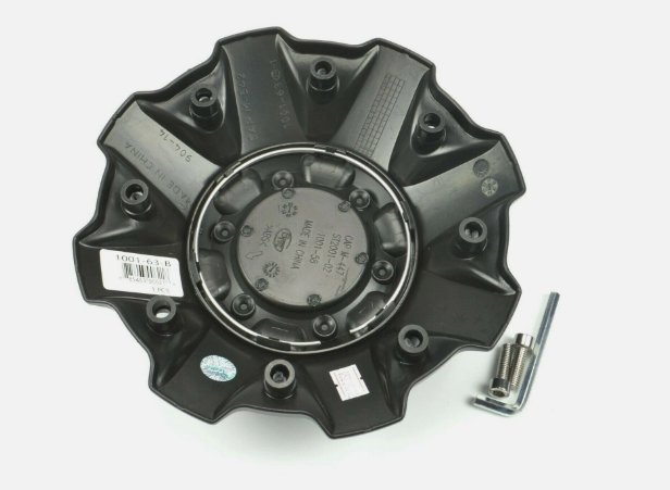 4Pcs Fuel Wheel Center Cap | Premium Replacement for Fuel Wheels | Matte Black 1001-63MB