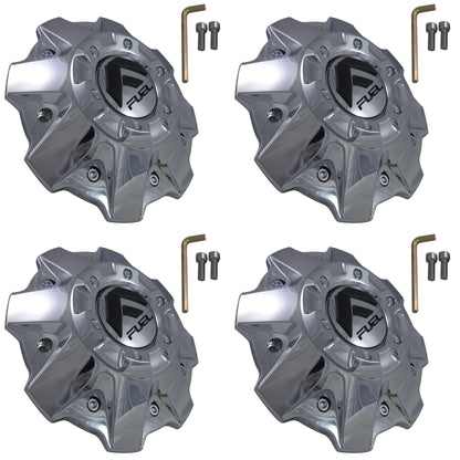 Fuel Offroad Wheels Chrome Custom Wheel Center Cap Caps # 1001-79 (4 CAPS)