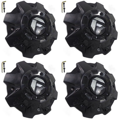 Fuel Offroad Wheels Gloss Black Custom Wheel Center Cap Caps # 1001-79GBR (4 CAP)