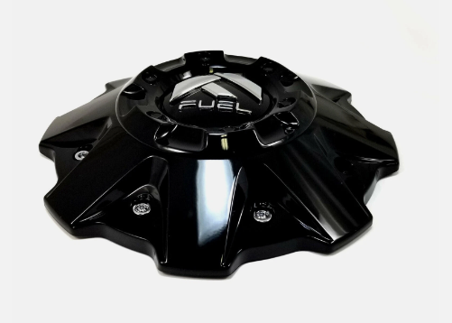 Fuel Wheels Gloss Black Custom Wheel Center Cap # 1001-79GB / M-447 (4Pcs)