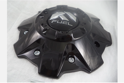 Fuel Wheels Gloss Black Custom Wheel Center Cap # 1001-79GB / M-447 (4Pcs)