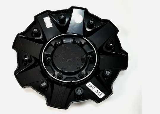 Fuel Wheels Gloss Black Custom Wheel Center Cap # 1001-79GB / M-447 (4Pcs)