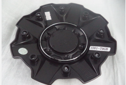 Fuel Wheels Gloss Black Custom Wheel Center Cap # 1001-79GB / M-447 (4Pcs)