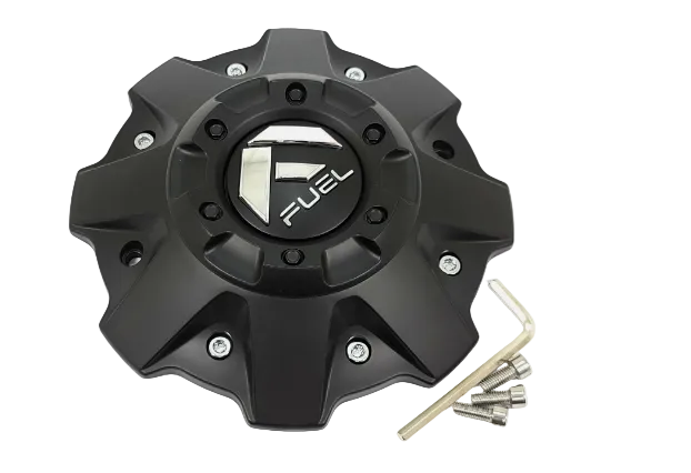 Fuel 1001-81MB matte black 8-inch bolt-on wheel center cap