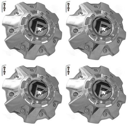 Fuel Offroad Wheels Chrome Custom Center Cap Caps # 1001-81 (4 CAPS) NEW
