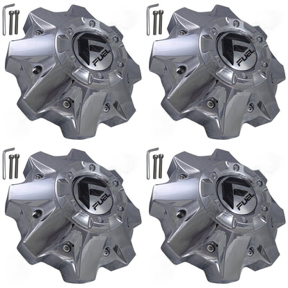 Fuel Offroad Wheels Chrome Custom Center Cap Caps # 1002-49 (4 CAPS) NEW