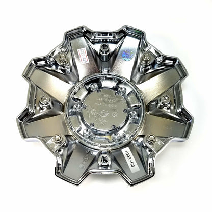 Fuel Offroad Wheels 8 Lug Chrome Custom Wheel Center Cap # M-447 / 1002-53 (1 CAP) NEW!