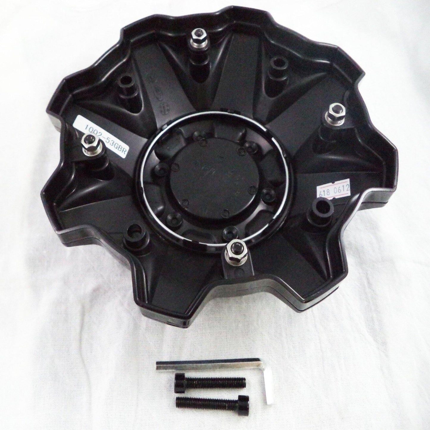 Fuel Offroad Wheel Gloss Black / Black Rivets Custom Wheel Center Cap 8 Lug # 1002-53GBR (1 CAP) NEW