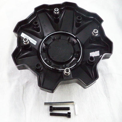 Fuel Offroad Wheel Gloss Black Custom Wheel Center Cap 8 Lug # 1002-53GBR (4 CAPS) NEW