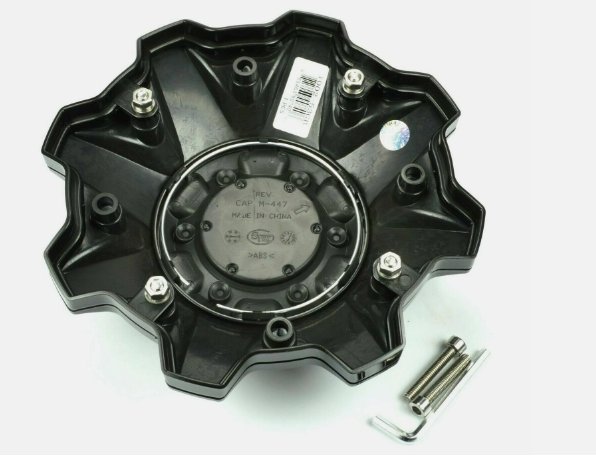 NEW Fuel Off Road Wheel Rim Center Cap Gloss Black 8 Lug 1002-53GB (4 CAP) BOLTS
