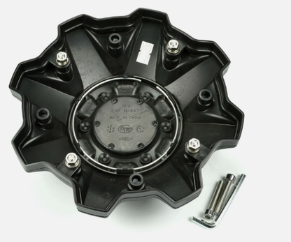 Fuel Off-Road Wheel Center Caps Set Of 4 Matte Black 1002-53-B M-477