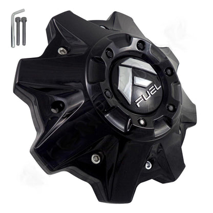 Fuel Offroad Wheel 8 LUG Gloss Black Wheel Center Cap Caps # 1002-53GB (4 CAPS) NEW